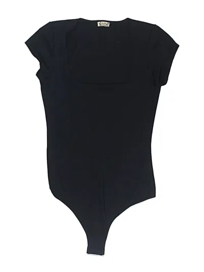 Pre-owned Intimately By Free People Bodysuit In Black