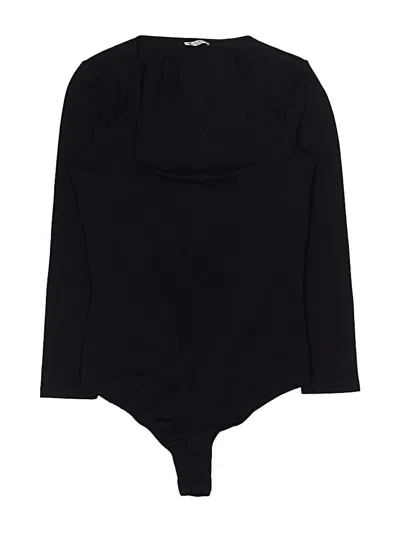 Pre-owned Intimately By Free People Bodysuit In Black