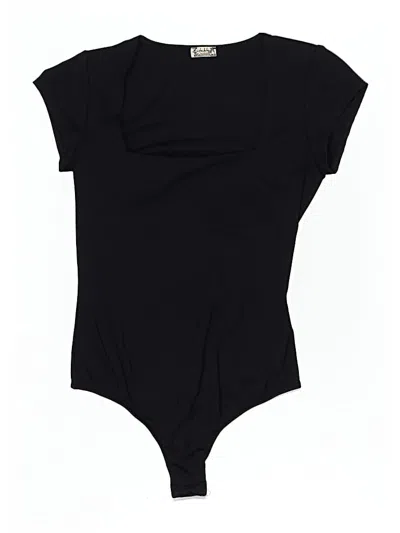 Pre-owned Intimately By Free People Bodysuit In Black