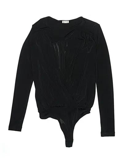 Pre-owned Intimately By Free People Bodysuit In Black