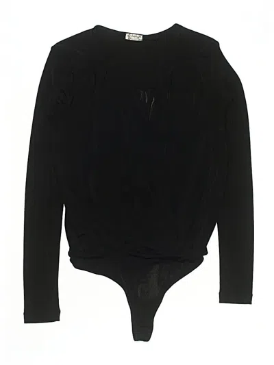 Pre-owned Intimately By Free People Bodysuit In Black