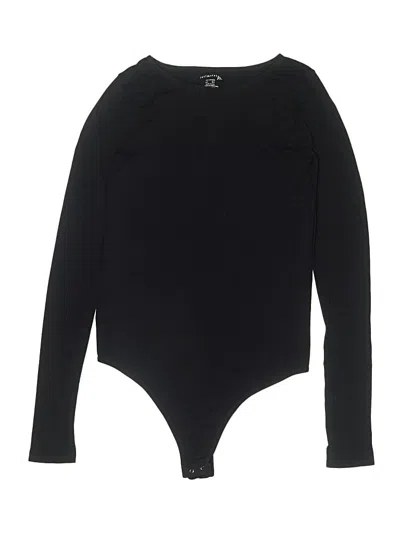 Pre-owned Intimately By Free People Bodysuit In Black