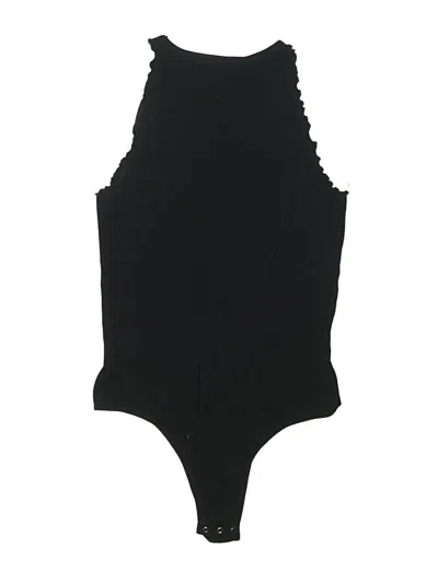 Pre-owned Intimately By Free People Bodysuit In Black