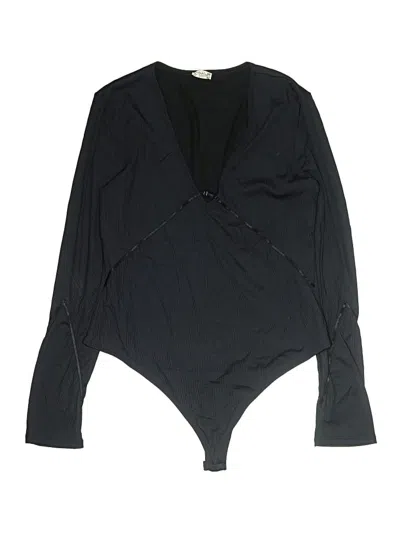 Pre-owned Intimately By Free People Bodysuit In Black