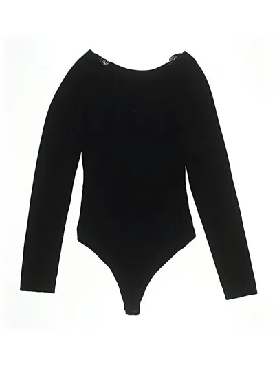 Pre-owned Intimately By Free People Bodysuit In Black
