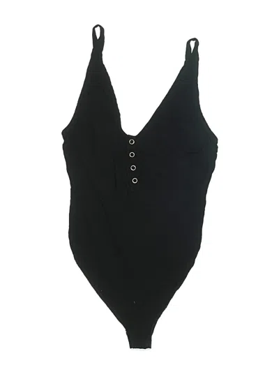 Pre-owned Intimately By Free People Bodysuit In Black