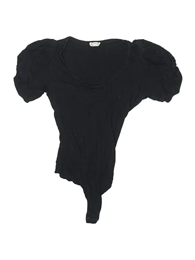 Pre-owned Intimately By Free People Bodysuit In Black