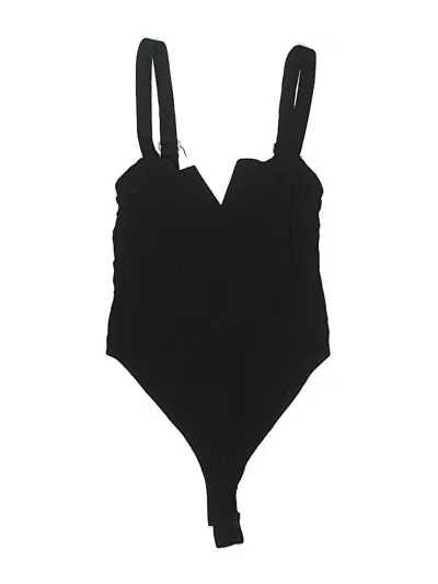 Pre-owned Intimately By Free People Bodysuit In Black