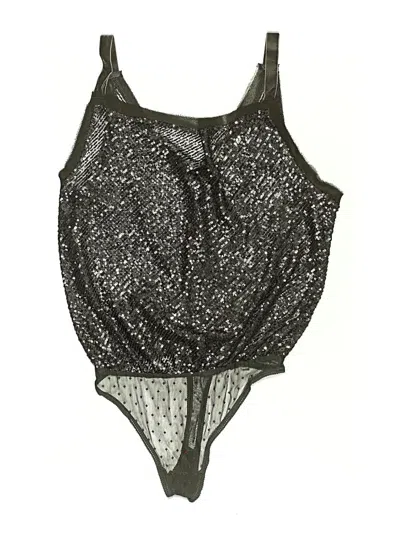 Pre-owned Intimately By Free People Bodysuit In Black