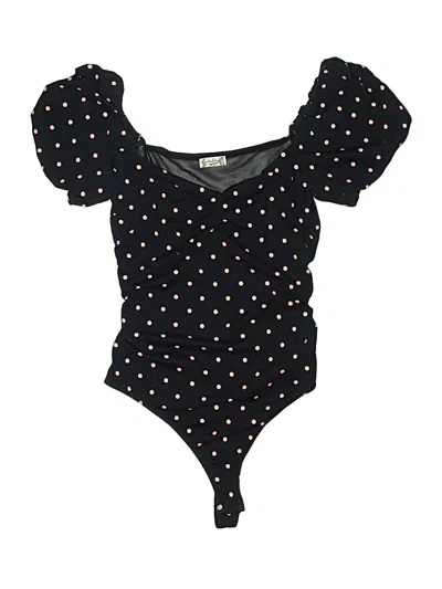 Pre-owned Intimately By Free People Bodysuit In Black