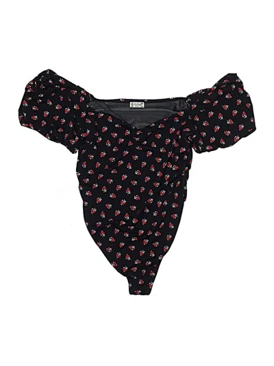Pre-owned Intimately By Free People Bodysuit In Black