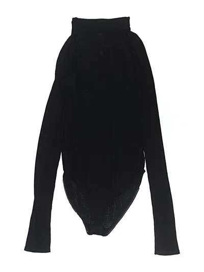 Pre-owned Intimately By Free People Bodysuit In Black