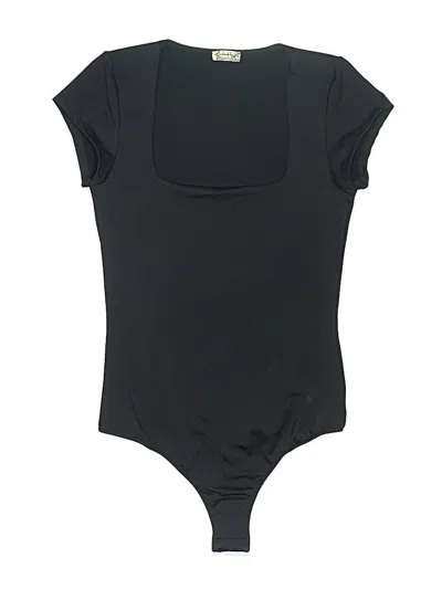 Pre-owned Intimately By Free People Bodysuit In Black