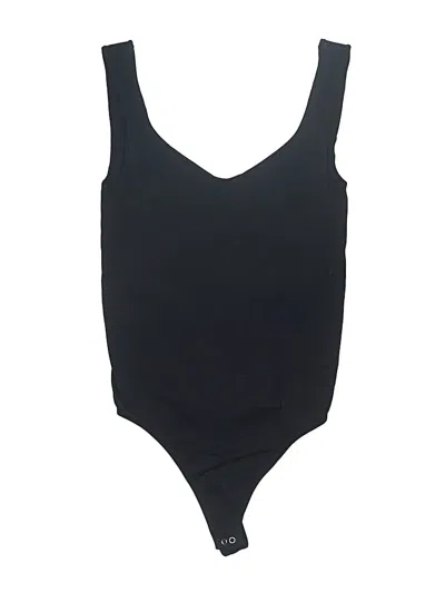 Pre-owned Intimately By Free People Bodysuit In Black