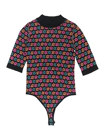 Pre-owned Intimately By Free People Bodysuit In Black