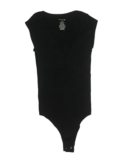 Pre-owned Intimately By Free People Bodysuit In Black