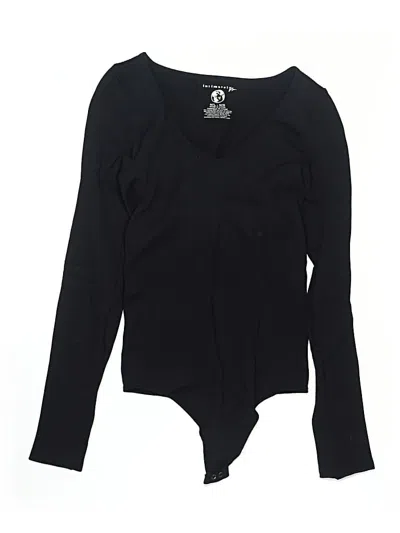 Pre-owned Intimately By Free People Bodysuit In Black