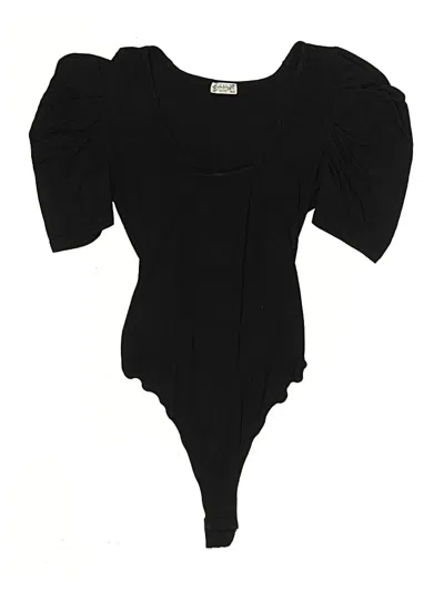 Pre-owned Intimately By Free People Bodysuit In Black