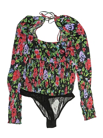 Pre-owned Intimately By Free People Bodysuit In Black