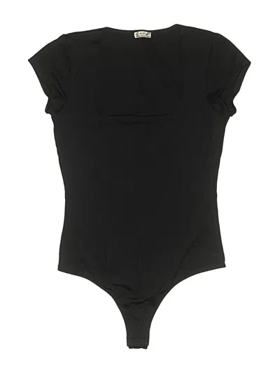 Pre-owned Intimately By Free People Bodysuit In Black