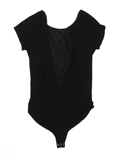 Pre-owned Intimately By Free People Bodysuit In Black