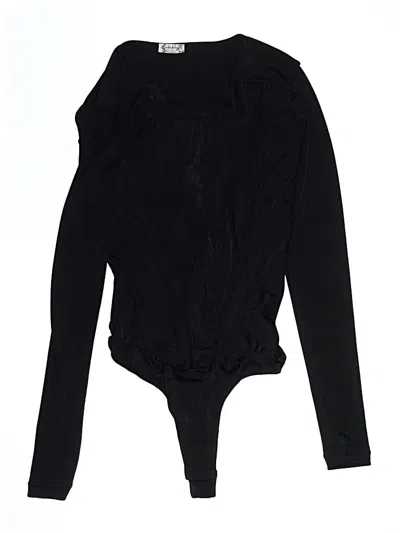Pre-owned Intimately By Free People Bodysuit In Black