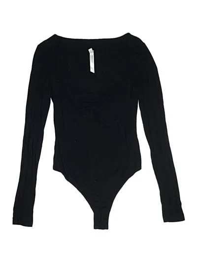 Pre-owned Intimately By Free People Bodysuit In Black