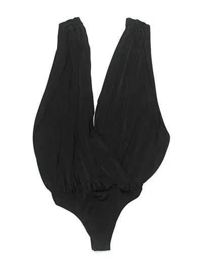 Pre-owned Intimately By Free People Bodysuit In Black