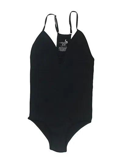 Pre-owned Intimately By Free People Bodysuit In Black