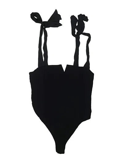Pre-owned Intimately By Free People Bodysuit In Black