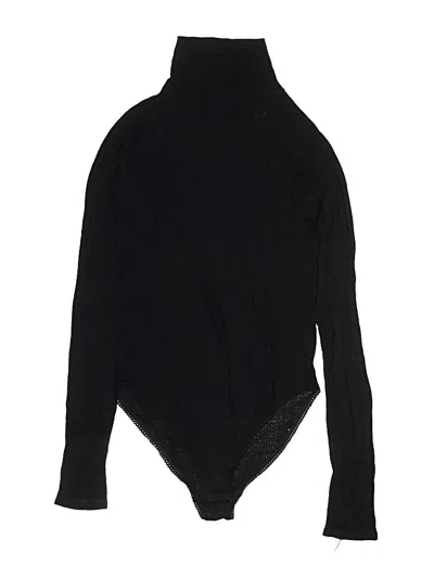 Pre-owned Intimately By Free People Bodysuit In Black