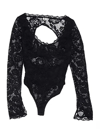 Pre-owned Intimately By Free People Bodysuit In Black
