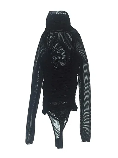 Pre-owned Intimately By Free People Bodysuit In Black