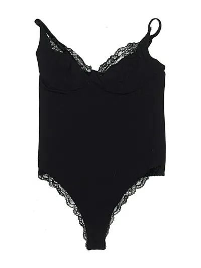 Pre-owned Intimately By Free People Bodysuit In Black
