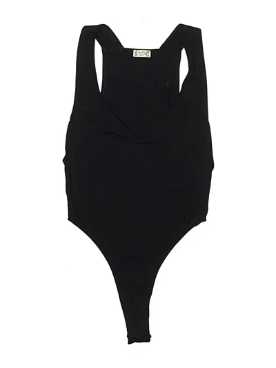 Pre-owned Intimately By Free People Bodysuit In Black