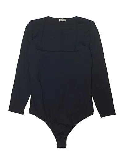 Pre-owned Intimately By Free People Bodysuit In Black