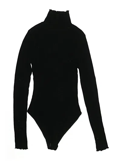 Pre-owned Intimately By Free People Bodysuit In Black