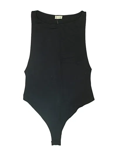 Pre-owned Intimately By Free People Bodysuit In Black
