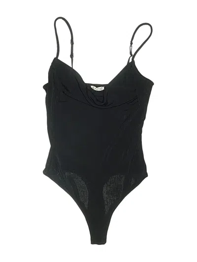Pre-owned Intimately By Free People Bodysuit In Black