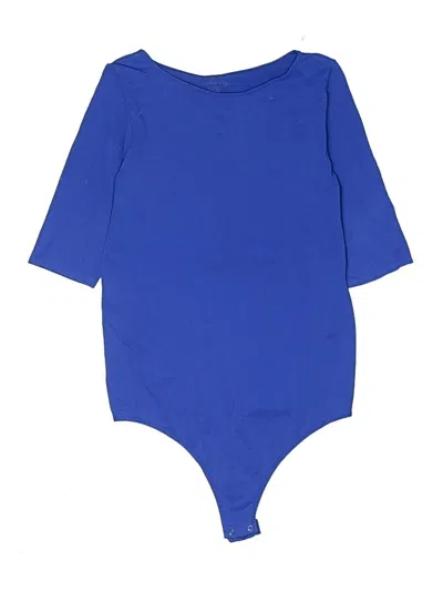 Pre-owned Intimately By Free People Bodysuit In Blue