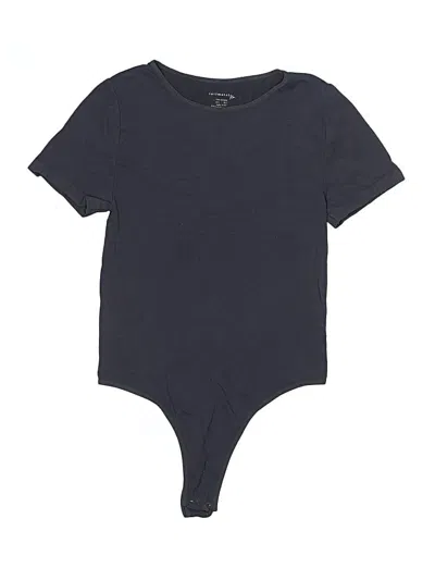 Pre-owned Intimately By Free People Bodysuit In Blue