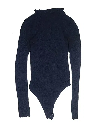 Pre-owned Intimately By Free People Bodysuit In Blue