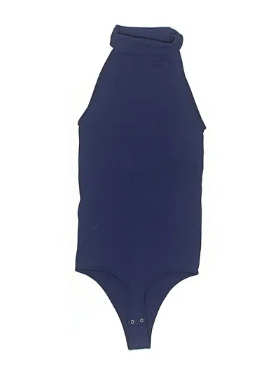 Pre-owned Intimately By Free People Bodysuit In Blue