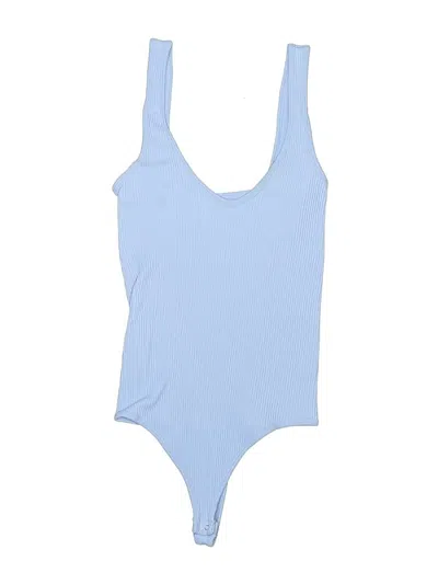Pre-owned Intimately By Free People Bodysuit In Blue