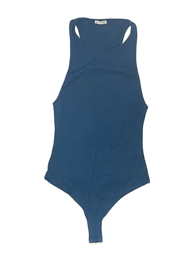 Pre-owned Intimately By Free People Bodysuit In Blue