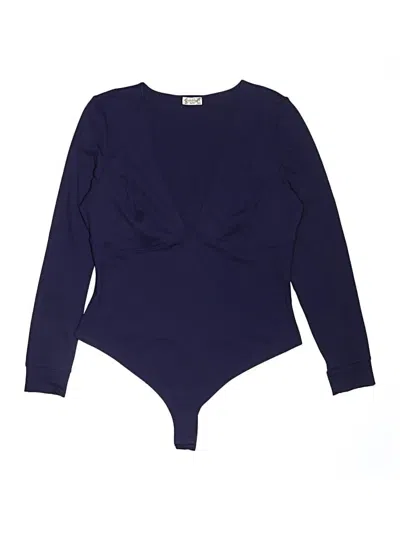 Pre-owned Intimately By Free People Bodysuit In Blue