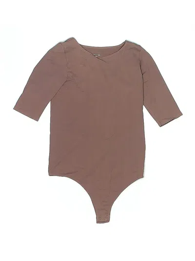 Pre-owned Intimately By Free People Bodysuit In Brown