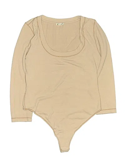 Pre-owned Intimately By Free People Bodysuit In Brown