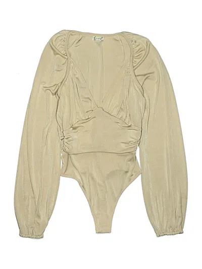 Pre-owned Intimately By Free People Bodysuit In Brown