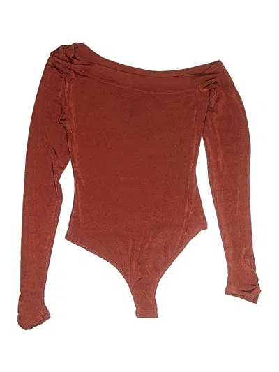 Pre-owned Intimately By Free People Bodysuit In Brown